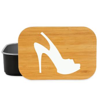 Silhouette Stöckelschuh – Schwarze Eleganz - Lunch Box - Schwarz - Vorne