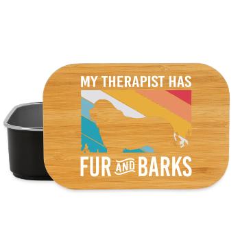 Therapiehund - Lunch Box - Schwarz - Vorne