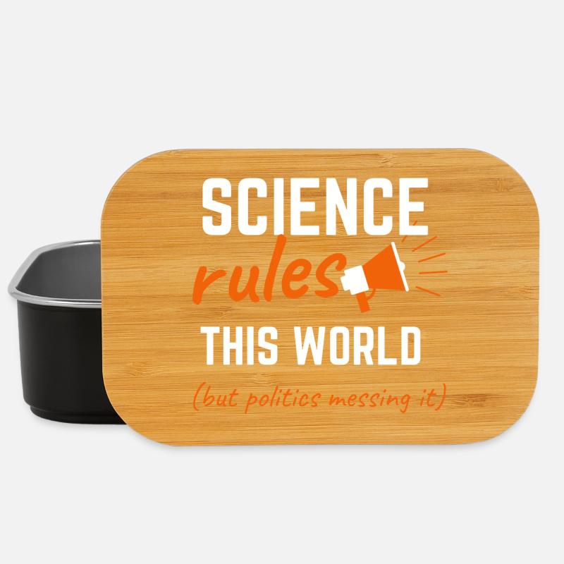 La science règne sur ce monde - Boîte à goûter - noir