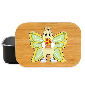 Butterfly Pizza - Lunch Box - black - Front