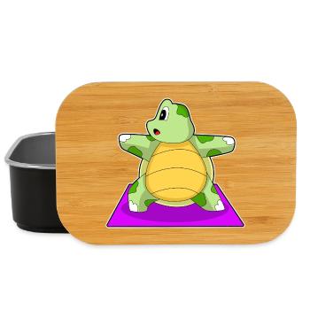 Turtle Yoga Fitness Gymnastics - Lunch Box - black - Front