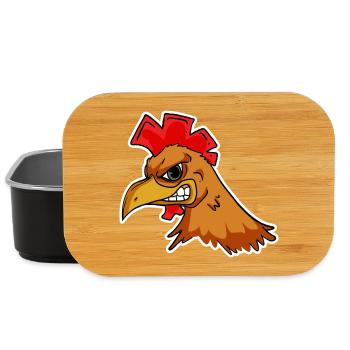 Huhn Kopf - Lunch Box - Schwarz - Vorne