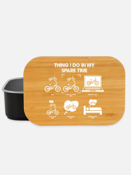Fahrrad Freizeit Skizze - Lunch Box - Schwarz