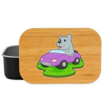 Voiture pour chien - Boîte à goûter - noir - Devant