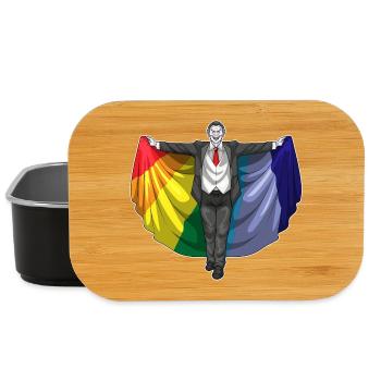 Vampire Halloween Rainbow - Lunch Box - black - Front