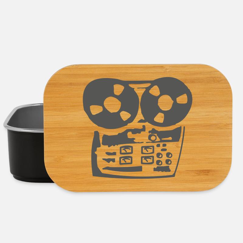 reel to reel - Lunch Box - black