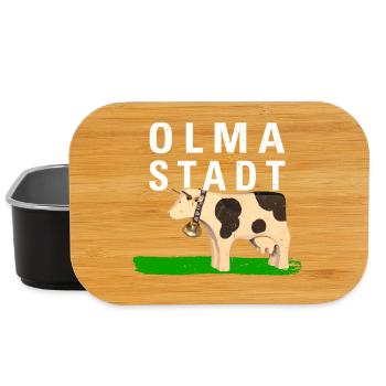OLMA STADT 2 mit Kuh - Lunch Box - Schwarz - Vorne