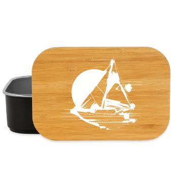 Segelboot Skizze - Lunch Box - Schwarz - Vorne