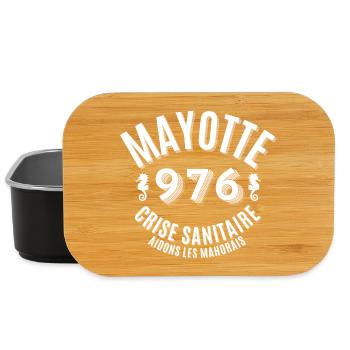Mayotte, Mahorais, Mahoraise - Boîte à goûter - noir - Devant
