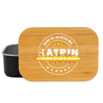 Keine ist so heiss wie Katrin - Lunch Box - Schwarz - Vorne