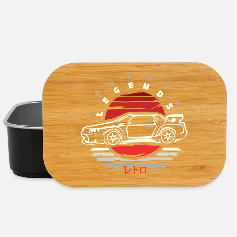 Japanese Tuning Car Design – Legends Edition - Lunch Box - black