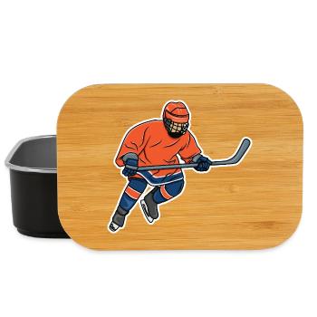 hockey - Lunch Box - black - Front