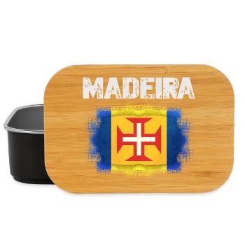 Madeira Flag Spirit Design - Lunch Box - black - Front