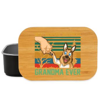 Best German Shepherd Grandma - Lunch Box - black - Front