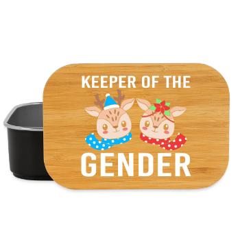 Keeper of the Gender Reveal - Lunch Box - black - Front