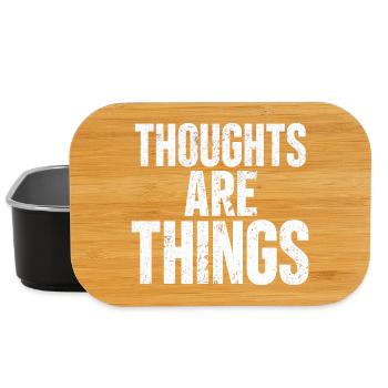 Thoughts that become things - Lunch Box - black - Front