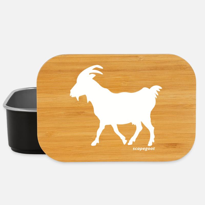 Sündenbock Silhouette - Lunch Box - Schwarz