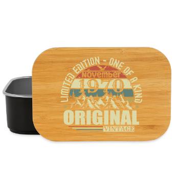 Birthday november 1970 - Lunch Box - black - Front