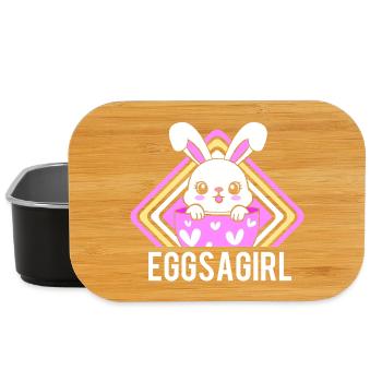 Gender Reveal Easter Mom-to-be - Lunch Box - black - Front