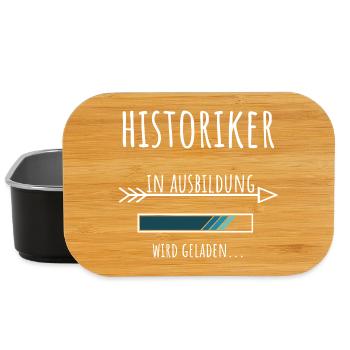 Profession étudiante Historien de l’éducation - Boîte à goûter - noir - Devant