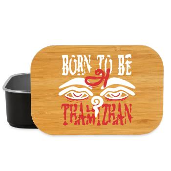 Tamoul, Tamilsch Sri Lanka, né pour être Thamizhan - Boîte à goûter - noir - Devant