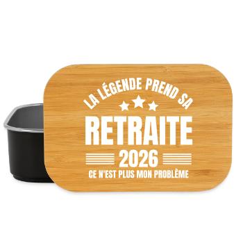 retired, I'm retired, finally the keel - Lunch Box - black - Front