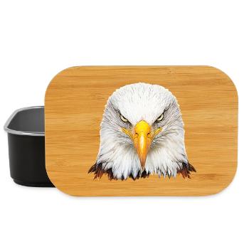 Bald eagle - Lunch Box - black - Front