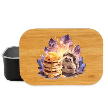 Sedgehog pancakes et cristaux - Boîte à goûter - noir - Devant