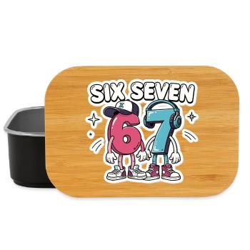 67 Jahrgang Retro Lustig Geschenk Niedlich - Lunch Box - Schwarz - Vorne