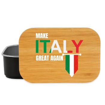 Make Italy Great Again - Lunch Box - black - Front