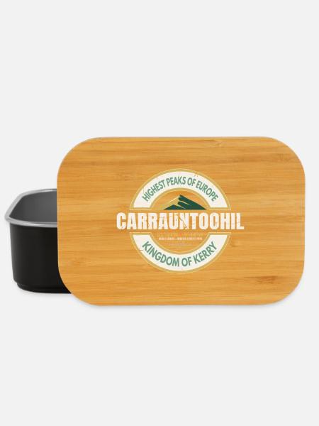 Carrauntoohil Ireland Mountain Heritage Badge - Lunch Box - black