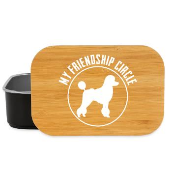 Poodle My Friendship Circle  - Lunch Box - black - Front