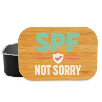 Spf Culture Identity Skin Care Humor - Lunch Box - black - Front