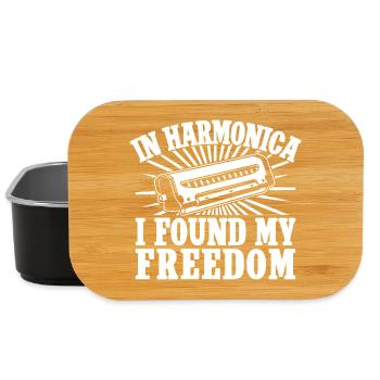 Harmonica Musican Found My Freedom Harmonica - Boîte à goûter - noir - Devant