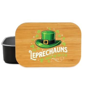 Die Kobolde haben mich dazu gebracht – St. Patrick's Day - Lunch Box - Schwarz - Vorne
