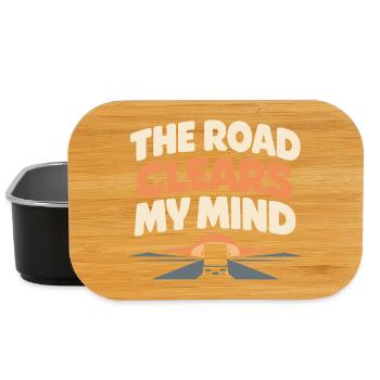 Trucking Therapy Road is my therapy trucker - Lunch Box - black - Front