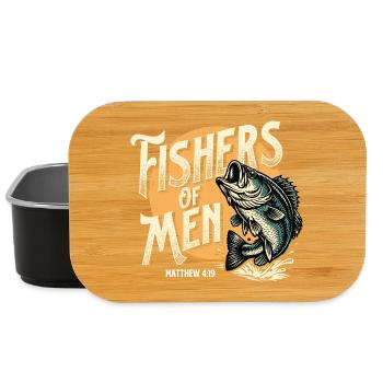 Fishers Of Men Matthew 4 19 Christian Easter - Lunch Box - black - Front