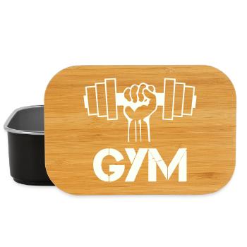 Power Fist Gym Icon - Lunch Box - black - Front