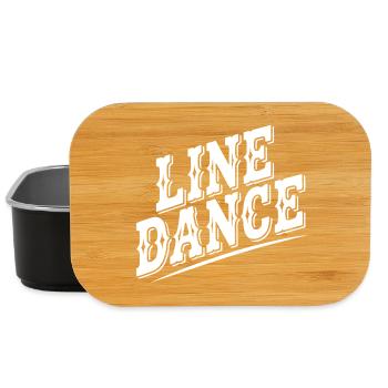Line Dance Retro Style - Lunch Box - black - Front