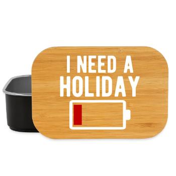 J’ai besoin d’un déchargement de batterie pour les fêtes Diveretente - Boîte à goûter - noir - Devant
