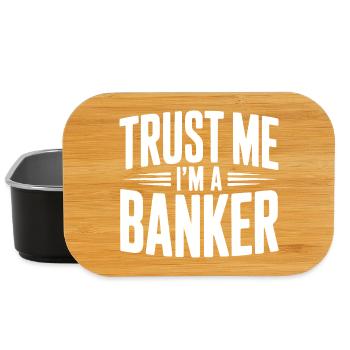 Trust Me I'm a Banker - Lunch Box - black - Front