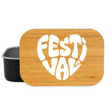 Festival 26 - Heart Shape - Heart Shape - Festival 2026 - Lunch Box - black - Front