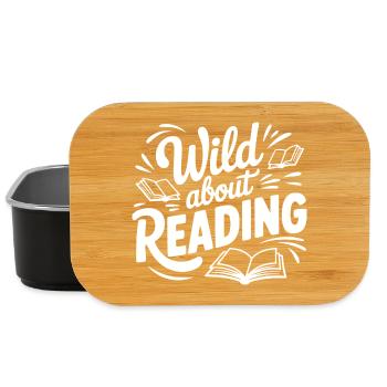 Wild about Reading - Lunch Box - black - Front