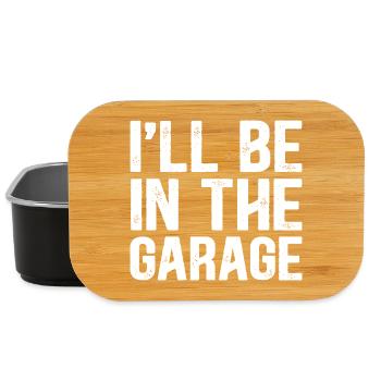 I'LL BE IN THE GARAGE - Lunch Box - black - Front
