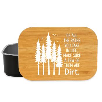 Wandern Camping Trekking Draußen Natur Berg - Lunch Box - Schwarz - Vorne