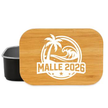 Malle 2026 Beach Palm Trees - Lunch Box - black - Front