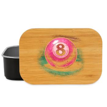 8-Ball Billiards - Lunch Box - black - Front