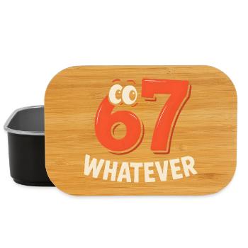 Six Seven Whatever Italian Brainrot Humor Meme - Lunch Box - black - Front