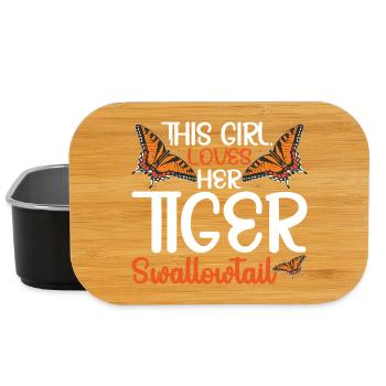  Tiger Swallowtail Lover Butterfly Insect Tiger - Lunch Box - black - Front