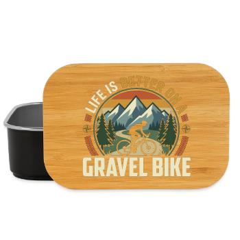 Gravel Bike Mountain Bike Adventure - Lunch Box - black - Front
